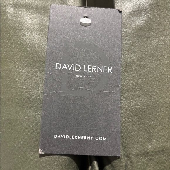 David Lerner Olive Green Coated Classic Legging - Picture 5 of 5